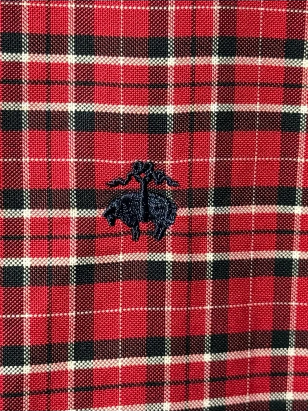 Brooks Brothers Red Plaid Short-Sleeve Button-Down Shirt Sz XL